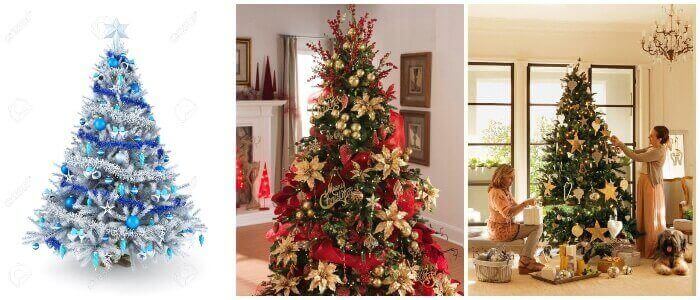 como decorar un árbol de navidad moderno